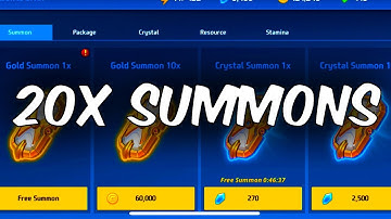 EPIC 20x CRYSTAL SUMMON! - Power Rangers: All Stars