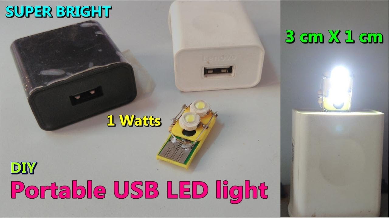 USB MINI BULB LIGHT WITH CONNECT ALL MOBILE WALL CHARGER 1 Led Light