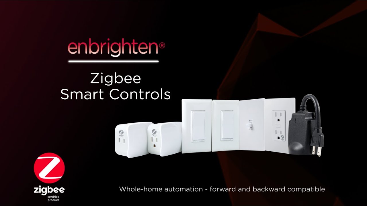 Enbrighten Zigbee Plug-in Smart Switch, Dual Controlled Outlets