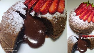 وصفة الفوندون بالشوكولا بقلب متدفق | fondant au chocolat au cœur coulant