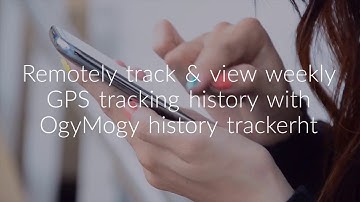 How to Monitor Weekly GPS Tracking History With OgyMogy Weekly GPS Tracker History