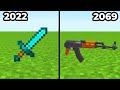 minecraft now vs 2069