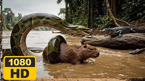 Wild life Amazon Jungle - When Apex Predators Clash 