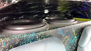 TWO SUBS DESTROY THIS TRUCK! *CRAZY FLEX*