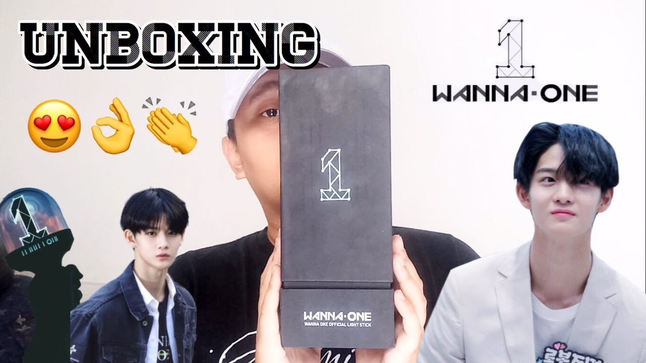 WANNA ONE OFFICIAL LIGHTSTICK UNBOXING [Bahasa Indonesia] camera iphone 8 plus apk