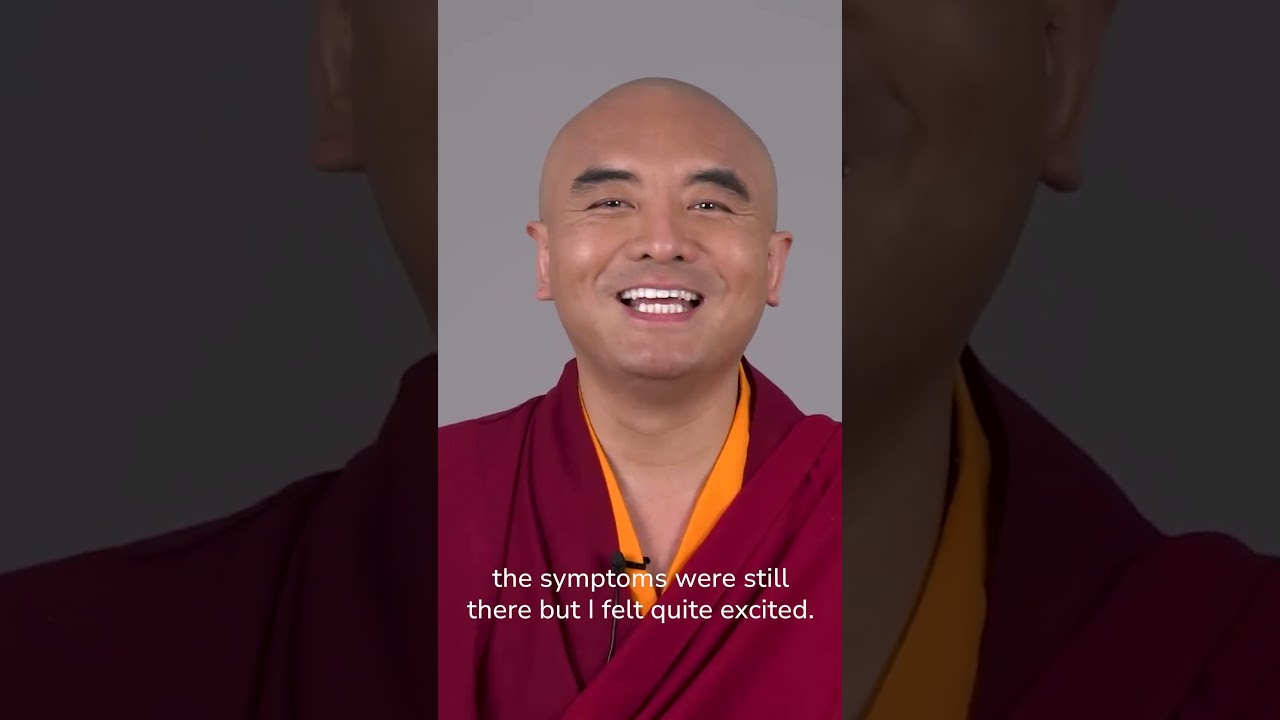 "Panic become support for my meditation"