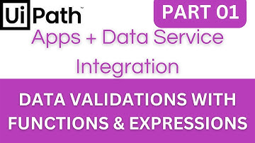 UiPath Apps Tutorial - Part 01 | Functions & Expressions Basics