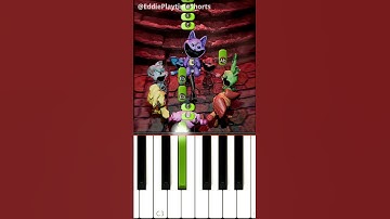 Smiling Critters call for CatNap @EddiePlaytimeShorts  [Piano Tutorial]