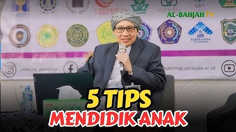 5 Tips Mendidik Anak ala Rasulullah | Buya Yahya