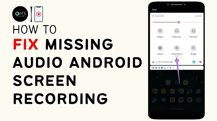 How To FIX Sound Missing On Android Screen Recording! 2023 UPDATED