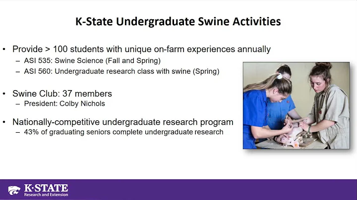 2022 KSU Swine Profitability Conference: Dr. Cassie Jones and Dr. Jason Woodworth