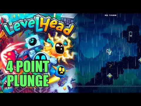 Levelhead - 4 Point Plunge - Падение на 4 точки [No Death, All Collectible, On-Time Delivery]