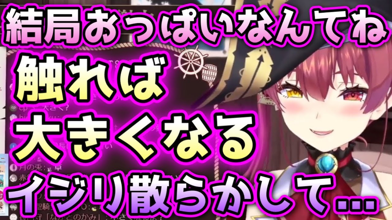 船長の育乳方法【宝鐘マリン/ホロライブ/切り抜き】