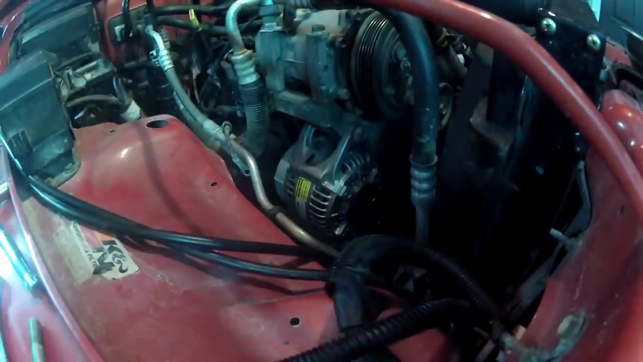 Jeep Alternator Replacement - YouTube