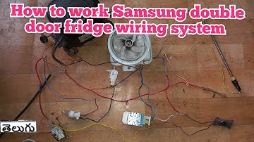 Samsung double door fridge wiring Telugu/#workshoptelugu,#trending ,#telugu ,#electrical
