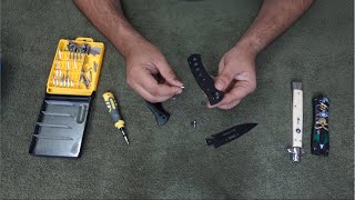 طريقة فك وتركيب مطوه سوسته | How to disassemble and install a pocket knife