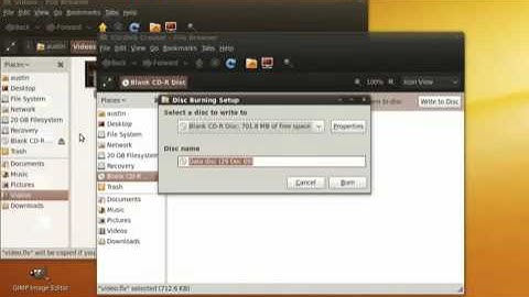 How to Burn CD/DVD Data Disks in Ubuntu