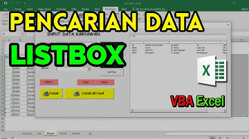 Pencarian Listbox Di VBA Excel