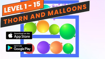 Thorn And Balloons: Bounce pop Level 1 - Level 15 Bölüm 1
