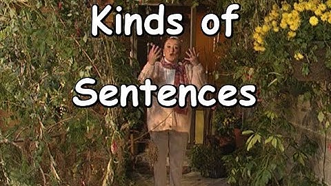 LESSON 1: Kinds of Sentences | Video from Marie | The Basic Cozy Grammar Course
