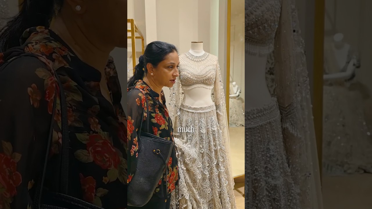 Bridal shopping in delhi! #delhidesigners