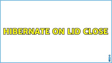 Ubuntu: Hibernate on lid close