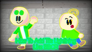 How To Add Tile Lightining To Your Decompile! 🌟🙊/ #video #decompile #baldisbasics