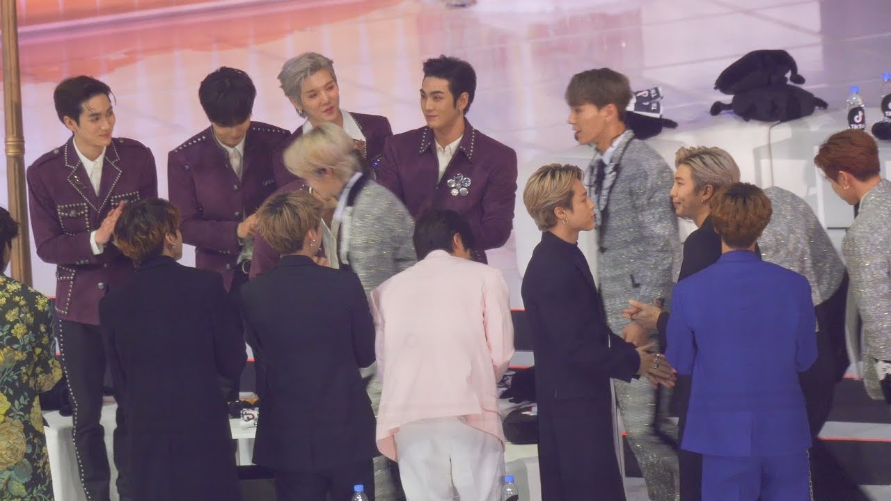 [몬스타엑스(MONSTA X) , 찬열,세훈 수상] 방탄소년단(BTS), 뉴이스트(Nuest) Reaction 직캠 @고척돔 200105