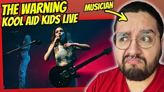 MUSICIAN FIRST REACTION! The Warning - KOOL AID KIDS Live at Teatro Metropolitan CDMX 08/29/2022