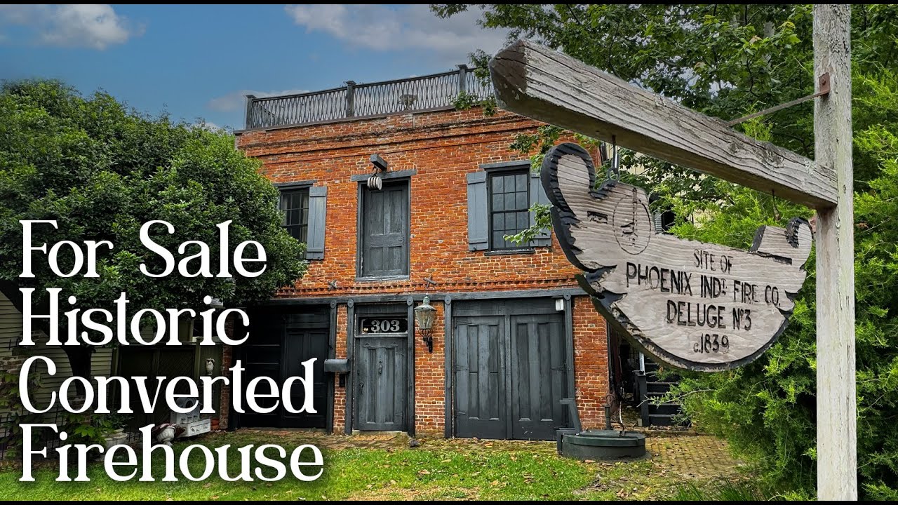 FOR SALE: Converted Firehouse - The Phoenix c. 1840 - YouTube