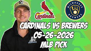Saint Louis Cardinals vs Milwaukee Brewers 26 MLB Pick Prediction MLB Betting Tips