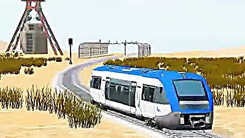 Train Sim - Desert Using X73500 - Simulasi Kereta Api