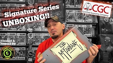 CGC Signature Series Todd Mcfarlane submission unboxing. Quality control?!?!