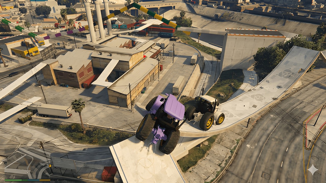 GTA 5 赛车跑酷比赛｜100% 专业玩家睡觉时也完成挑战！