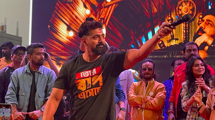 Dev Khadaan Baap Eseche Live Performance 🔥Dev & Jisshu da Level Craze😱Barrackpore|Khadaan Promotion