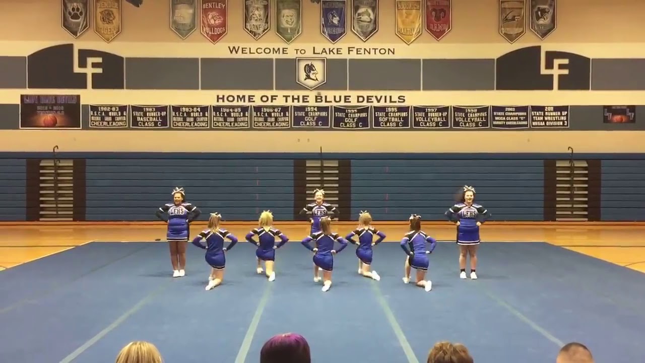 2017 LAKE FENTON COMPETITIVE CHEER RND 1 LFHS YouTube