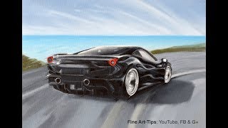 This video shows how to paint a black ferrari 488 with oil paints. my
drawing book: http://amzn.to/1k7l8ed instagram:
https://www.instagram.com/artistleon...