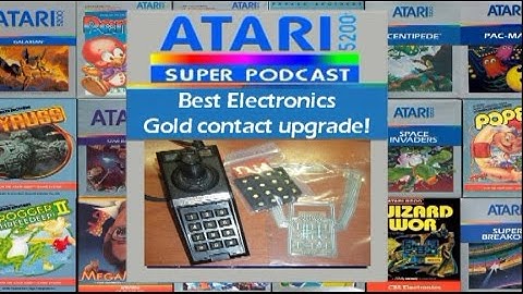 Atari 5200 Joystick Gold Plated Contact Upgrade!
