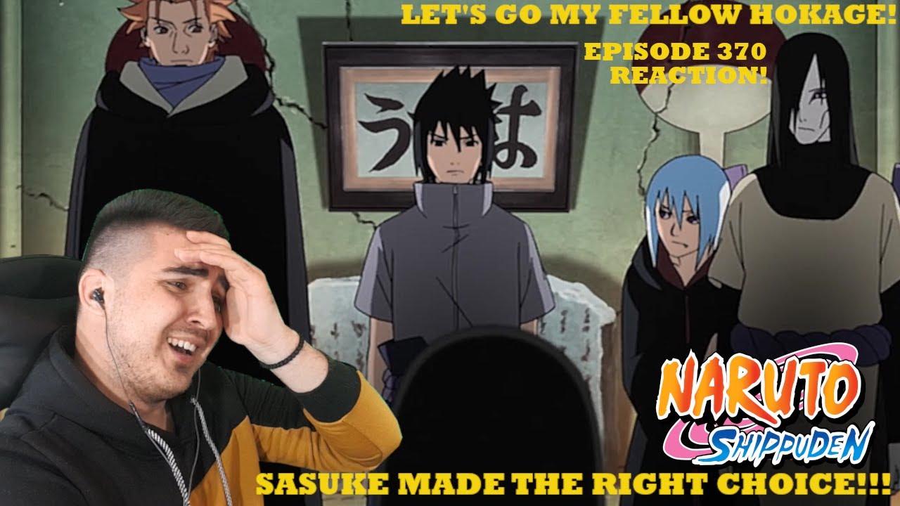 SASUKE ANSWER! NARUTO SHIPPUDEN EPS 370 REACTION ~ 