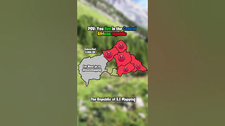 POV! You live in the Central African Republic #shorts #mapping #map #geography #history #africa