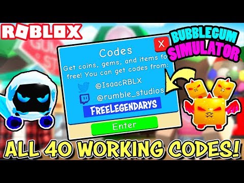 New Codes In Bubblegum Simulator Roblox - every new working code in bubble gum simulator roblox