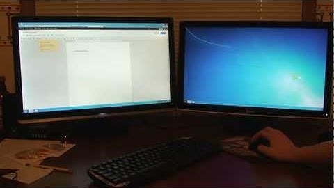 Dual Monitors in Windows 8
