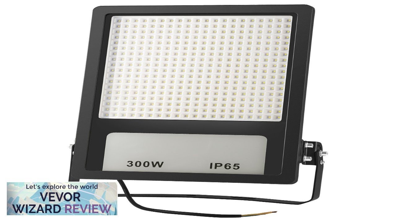 VEVOR LED Stadium Light 300W 35000LM LED Flood Light 6500K Daylight White Review
