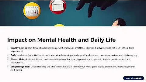 Sunday Scaries vs Generalized Anxiety Disorder