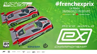 #worldex – Season 2 – Round 3 – #frenchexprix – Live Show