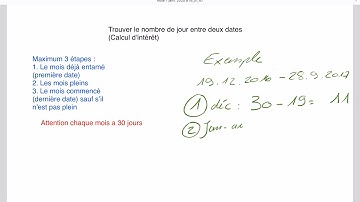 calcul du nombre de jour entre 2 dates (calcul d