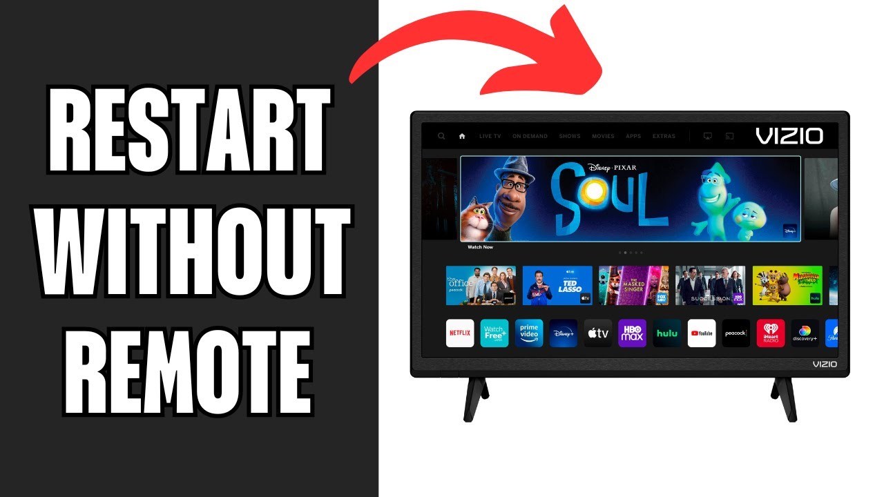 How To Restart Vizio Tv Without Remote - YouTube