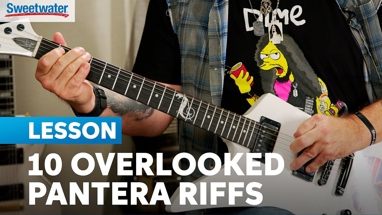 10 Often Overlooked Pantera Riffs - YouTube