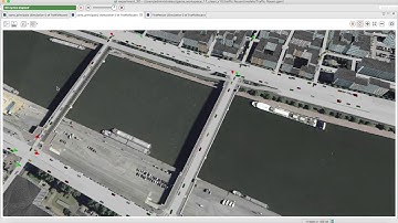 Simulation of the traffic in the city of Rouen (France)