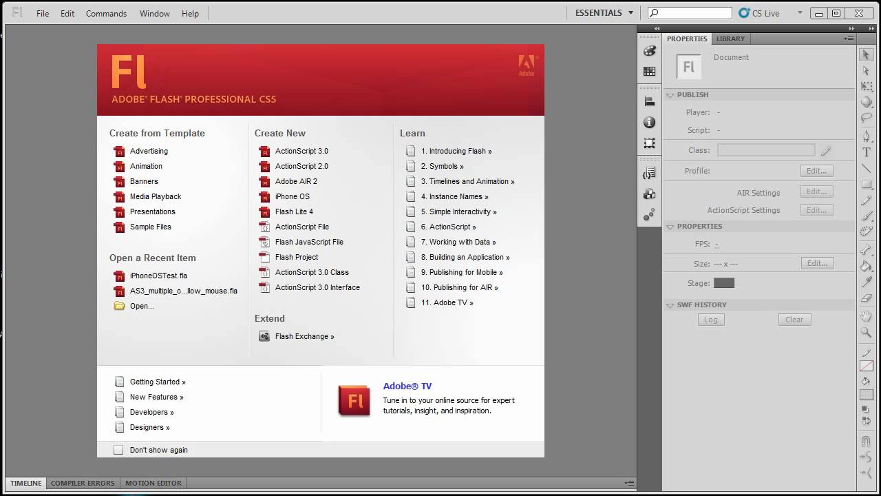 How To Export An Adobe Flash Cs5 Project As An Iphone Os App Adobe Flash Wonderhowto